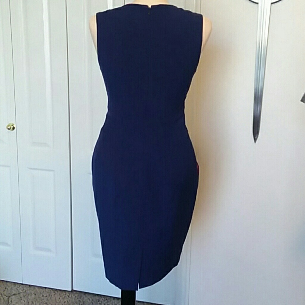 Vince Camuto Navy Dress - Picture 5 of 7